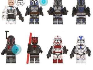 Set 8 Minifigurine tip Lego Star Wars cu cu Bo Kathan si Darth Maul — miniatura 2