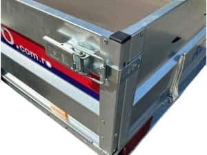 Remorca Noua Basculabila ATV MOTO 260*135cm RAR efectuat Nr Rosu — miniatura 3