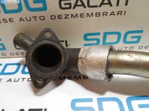 Teava Conducta Flansa Tub Tubulatura Apa Vas Expansiune Termostat Ford Mondeo 4 2.0 TDCI 2007 - 2015 Cod 9646559580 [M6184] — miniatura 4