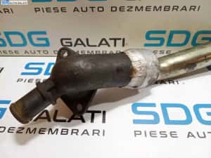 Teava Conducta Flansa Tub Tubulatura Apa Vas Expansiune Termostat Ford Mondeo 4 2.0 TDCI 2007 - 2015 Cod 9646559580 [M6184] — miniatura 7