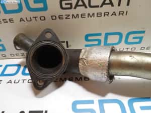 Teava Conducta Flansa Tub Tubulatura Apa Vas Expansiune Termostat Ford Mondeo 4 2.0 TDCI 2007 - 2015 Cod 9646559580 [M6184] — miniatura 10