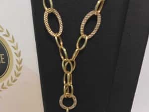 (AG 35) Lant aur 14K 8.22 gr B.33814 /Vanzare in agentie / 4010 lei — miniatura 3