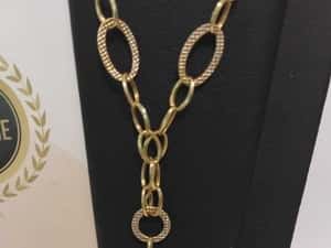 (AG 35) Lant aur 14K 8.22 gr B.33814 /Vanzare in agentie / 4010 lei — miniatura 9