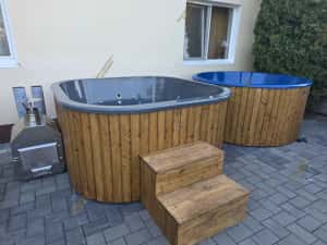 Jacuzzi Ciubar Patrat Piscina Hidromasaj Aeromasaj — miniatura 8