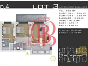 Apartament 3 camere-Discount 50% Loc Parcare-Theodor Pallady — miniatura 3