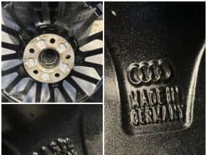 Jante NOI 19 ORIGINALE Audi A6 S-Line Vara 245/45/19 Continental Q5 A4 — miniatura 4