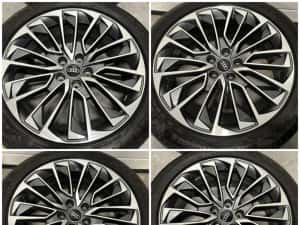 Jante NOI 19 ORIGINALE Audi A6 S-Line Vara 245/45/19 Continental Q5 A4 — miniatura 5