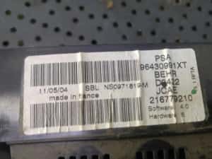 Panou clima ac peugeot 307 96430991xt — miniatura 5