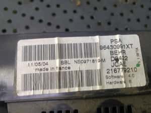 Panou clima ac peugeot 307 96430991xt — miniatura 8