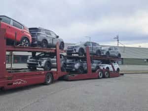 Platforma Auto, Mercedes-Benz Actros 1841 transportor , 8/9 pozitii — miniatura 5