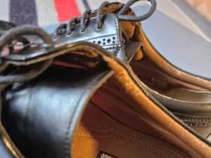 Ocazie ! Pantofi barbatesti de tip Oxford piele naturala, brand K.N.K, marime 46, noi — miniatura 4