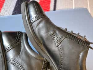 Ocazie ! Pantofi barbatesti de tip Oxford piele naturala, brand K.N.K, marime 46, noi — miniatura 7