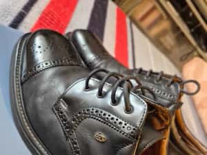 Ocazie ! Pantofi barbatesti de tip Oxford piele naturala, brand K.N.K, marime 46, noi — miniatura 10