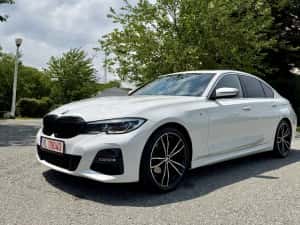 Bmw 320d 190 cp M-PAKET 2020 G20 Laser,Trapa,Alb ,Bord Digital,Navigatie Mare,scaune electrice — miniatura 2