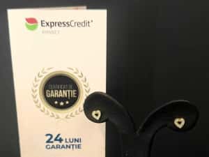 (AG51) Cercei aur 14k 1.11g b1531.2 - Garantie 2 ani!