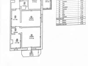 Apartament 3 camere decomandat cu centrala