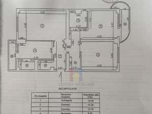 LIBER 3 camere, etaj intermediar in bloc cu lift, 83mp, Tineretului