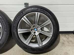 jante bmw x5 g5, x6 g6, originale, 20 inch, anvelope iarna michelin, senzori presiune originali — miniatura 2