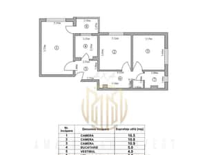 Titan 3 Camere Decomandat 61 mp 99000 eur — miniatura 3