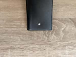 Vând Port carduri/permis/CI ORIGINAL Montblanc Meisterstuck negru