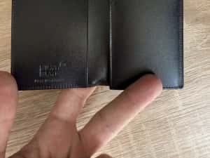 Vând Port carduri/permis/CI ORIGINAL Montblanc Meisterstuck negru — miniatura 6