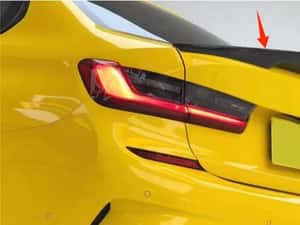 leron portbagaj BMW Seria 3 G20 G28 2019+ – Model M4 – Negru Lucios — miniatura 9