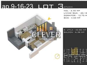 Studio 2 camere, Promo Parcare, Finisaje Incluse - zona Pallady — miniatura 4