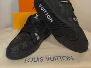 Adidasi Louis Vuitton Full Black — miniatura 4