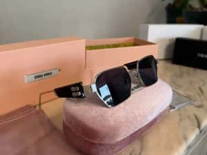 Ochelari de Soare Miu Miu//Miu Miu Sunglasses — miniatura 3