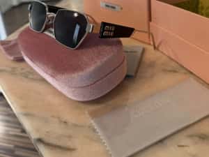 Ochelari de Soare Miu Miu//Miu Miu Sunglasses — miniatura 5