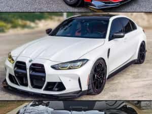 Grila Csl Prelungire bara Fata Praguri Difuzor BMW G80 G82 M3 M4 — miniatura 2