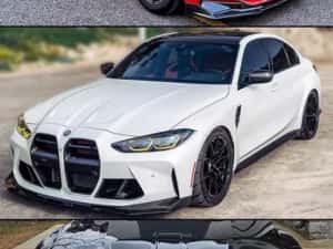 Grila Csl Prelungire bara Fata Praguri Difuzor BMW G80 G82 M3 M4 — miniatura 8