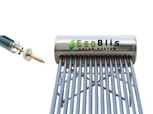 Panouri Solare Presurizate Pipe HEAT PIPE cupru - Panou cu boiler 100L — miniatura 2