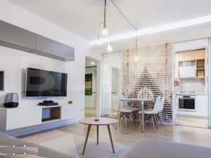 Apartament 2 camere, living cu bucatarie open space, balcon – 59 mp
