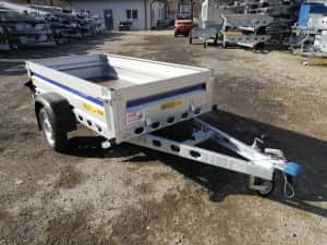 Remorca cu obloane duble, capac din fibra, o axa, 750 kg, cat.B!!! — miniatura 6