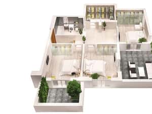 VÂNZARE - PENTHOUSE - COPOU - 157 mp utili — miniatura 5