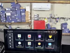 Navigatie Android A4 A5 B9 Ecran 2K Carplay , Android Auto + Camera — miniatura 3