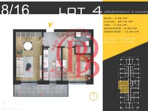 2 camere  Titan Pallady  Metrou Nicolae Teclu — miniatura 3
