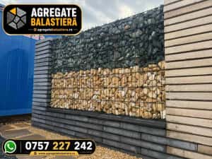 Piatra gard tip gabion Gri-antracit / Crem-bej dimensiune 63-90 — miniatura 3