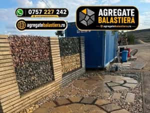 Piatra gard tip gabion Gri-antracit / Crem-bej dimensiune 63-90 — miniatura 5