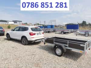 Remorca 750kg Tandem Apicola Auto Transport Platforma Auto Basculabila — miniatura 2