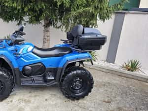 Atv Cf Moto 450L Far Led  400Km Nou Avans 0/ Rate cu buletinul Rata 800ron — miniatura 5