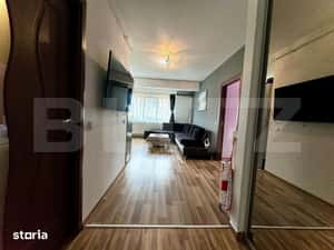 Apartament cu 3 camere ,semidecomandat, 51 mp, zona Stejarului — miniatura 5