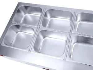 Aparat electric mentinere la cald 6 cuve gn1/2- TRANSPORT GRATUIT — miniatura 5