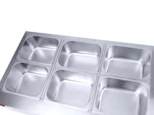 Aparat electric mentinere la cald 6 cuve gn1/2- TRANSPORT GRATUIT — miniatura 7