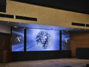 Dj-MC scena podium ecran led sonorizare, schela de lumini, glob — miniatura 6