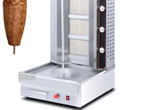 Rotisor Shaorma 4 Arzatoare Gaz Retea GPL Motor Jos Profesional Transport Gratuit — miniatura 5