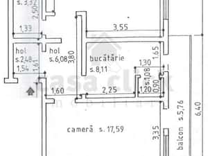 Apartament 2 camere BR Mazepa 1, ideal renovare — miniatura 6
