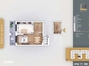 Apartament 3 camere-Duplex Bloc Finalizat Theodor Pallady — miniatura 6