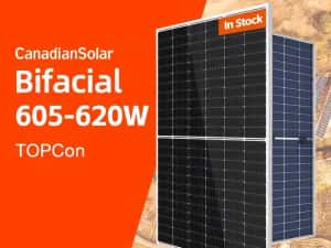 Canadian 620w bifacial N-type 23% panou fotovoltaic solar CS6.2-66TB — miniatura 2